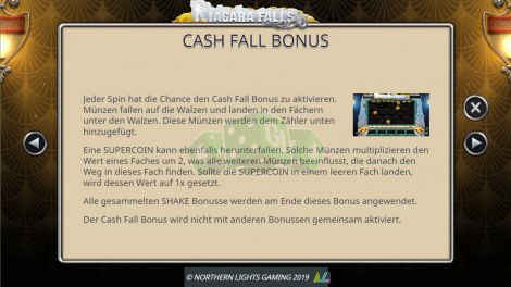Cashfall Bonus
