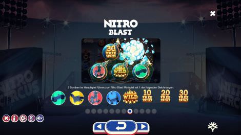 Nitro Blast in den Freespins