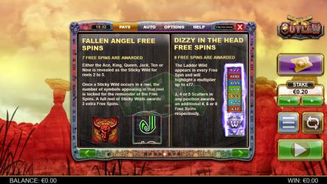 Fallen Angel Free Spins