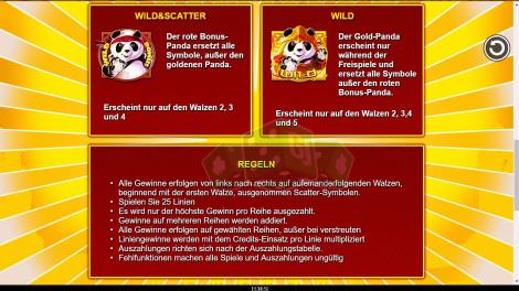 Wild und Scattersymbol