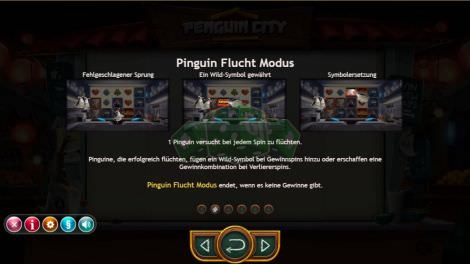 Pinguin Flucht Modus