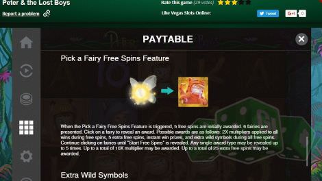 Pick a Fairy Free Spins Feature