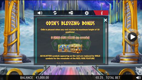 Odins Blessing Bonus