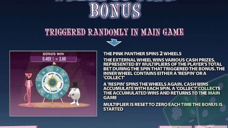 Wheel of Pink Bonus