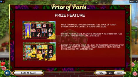 Prize Feature