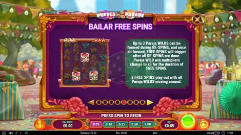 Bailar Free Spins