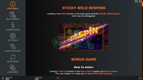 Sticky Wild Respins