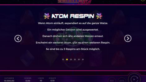Respins bei Quantum Clash