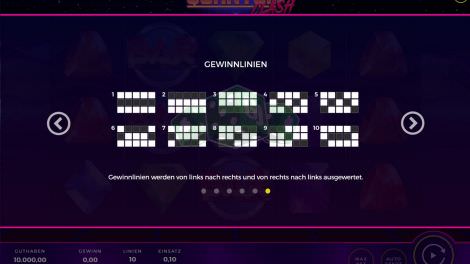 Gewinnlinien bei Quantum Clash