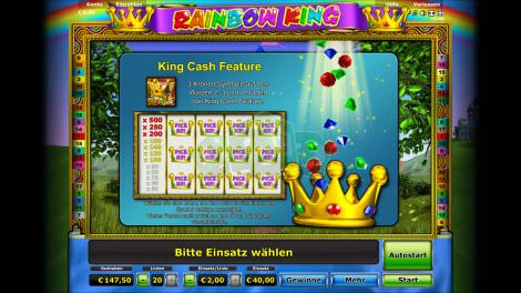 King Cash Feature