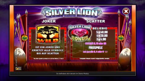 Wild & Silver Lion Bonus