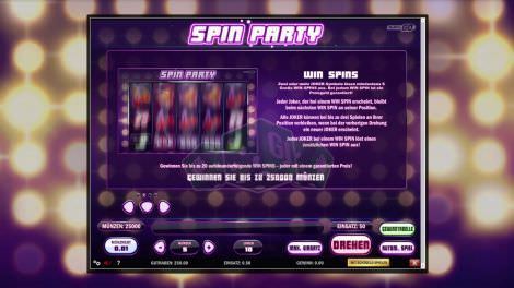 WinSpin Party Feature