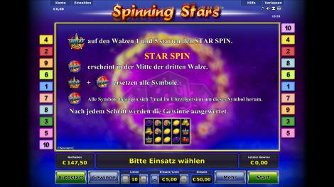 Star Spin Feature