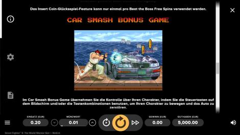 Car Smash Bonus Game