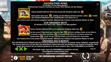 Freispiele bei The Great Chicken Escape