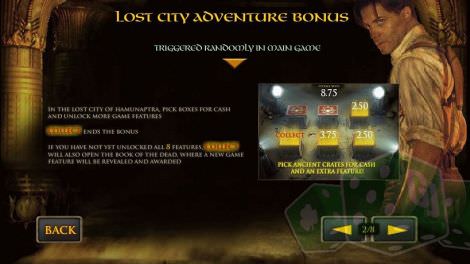 Lost City Adventure Bonus