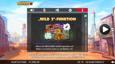 Wild 3 Funktion