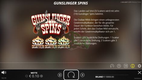 Gunslinger Spins