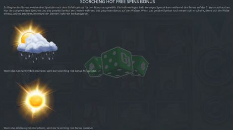 Scorching Hot Free Spins Bonus bei Trail Blazer