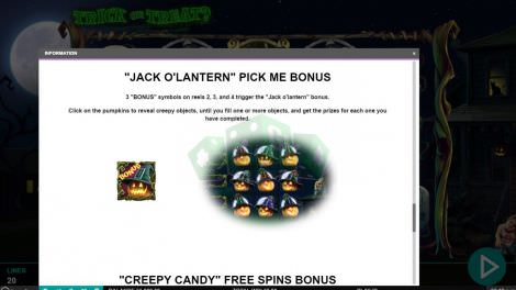 Jack o Lantern Bonus