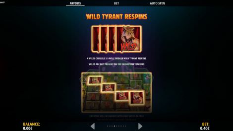 Wild Tyrant Respins