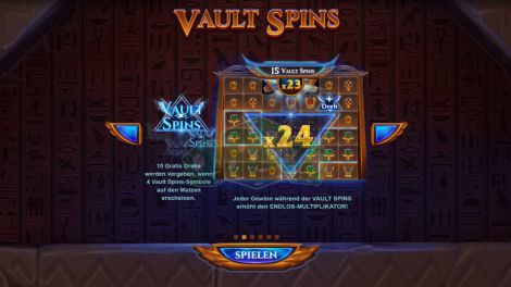 Die Vault Spins - Freispiele