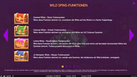 Wild Spins Funktionen