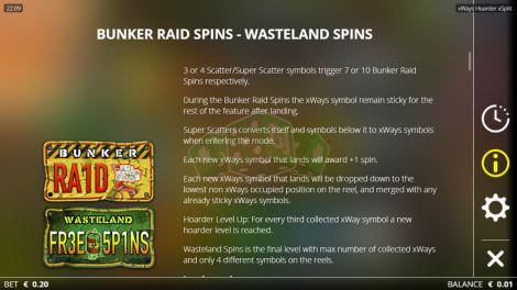 Bunker Raid Spins