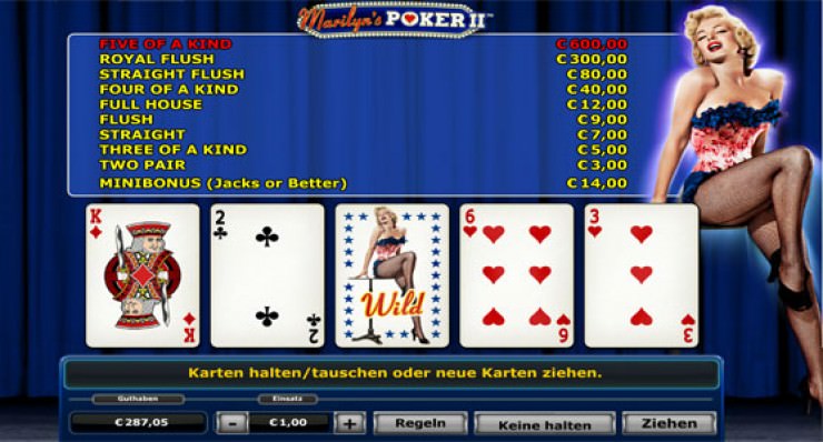 American Poker 2 Klon: Marilyn´s Poker 2 geht online