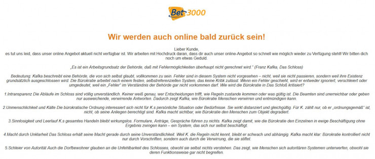 Bet3000 rechnet mit GGL ab: Offener Brandbrief gegen „Behördenwillkür“