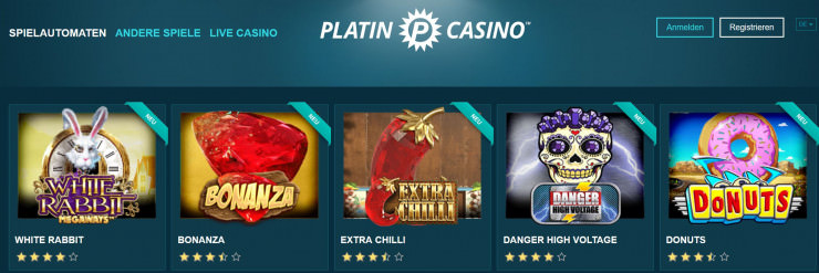 Big Time Gaming Slots jetzt bei Platincasino verfügbar!