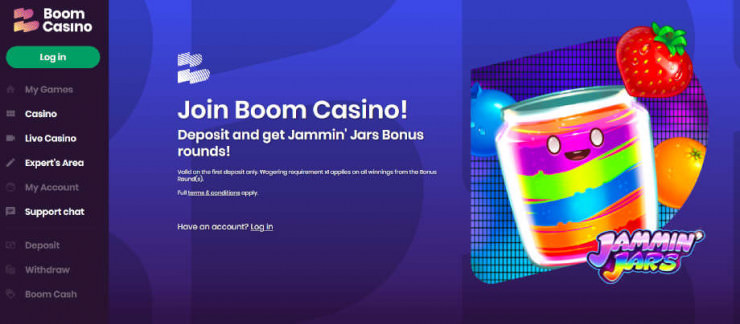 Neu auf GambleJoe: Erste Erfahrungen mit Boom Casino im kurzen Test