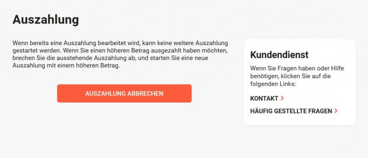 Auszahlungen stornieren, um mehr zu gewinnen - kann so etwas gelingen?