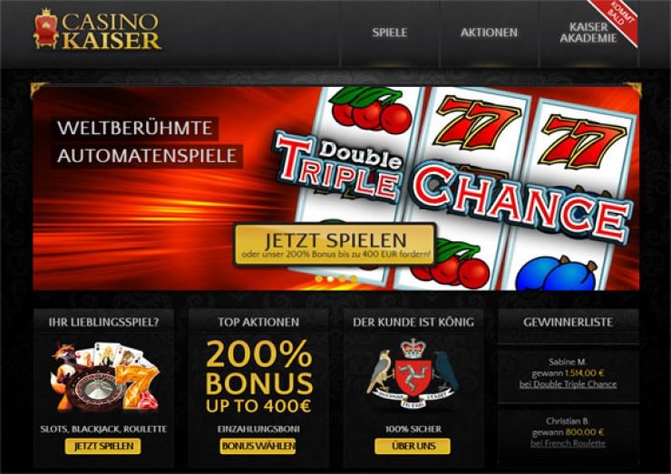 Casino Kaiser: ein Merkur Online Casino mit Alleinstellungsmerkmal