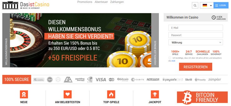 DasistCasino: Seriöses Online Casino oder Betrug?