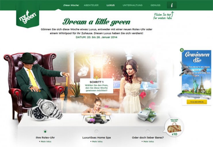 Dream a Little Dream bei Mr Green