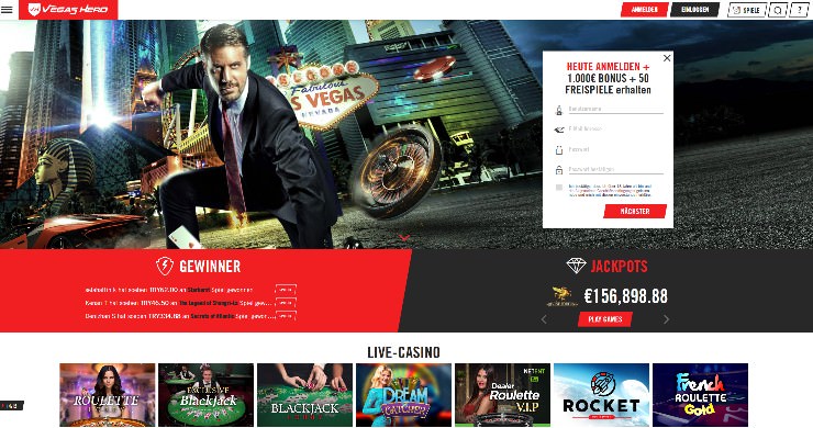 Erfahrungen mit Vegas Hero: Das Online Casino im Schnelltest