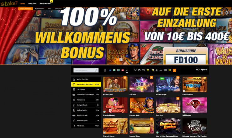 Erfahrungen mit stake7: Kurzer Schnelltest des Online Casinos