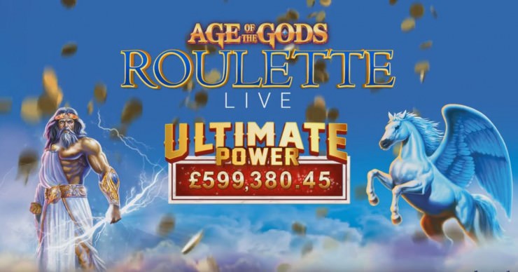 Erster Jackpot Gewinner bei Playtechs Age of the Gods Live Roulette