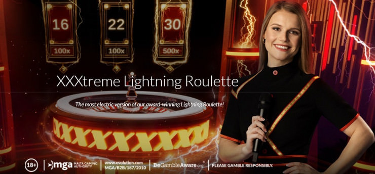 Evolution Gaming releases XXXtreme Lightning Roulette