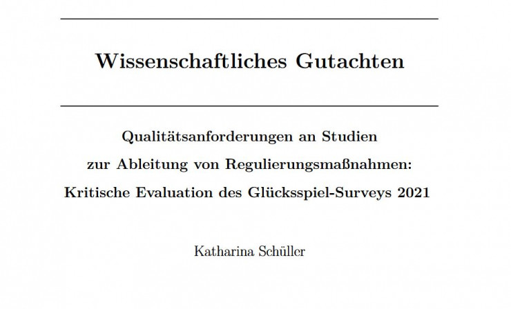 Fundamentale Kritik an großer Studie zum Spielverhalten in Deutschland