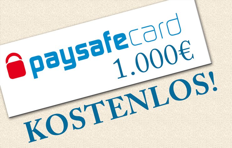 Gratis paysafecards: GambleJoe verschenkt 1.000 €!