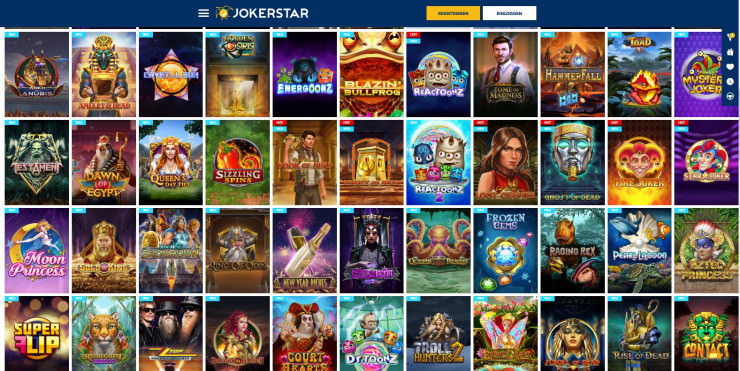 Jokerstar jetzt auch mit Slots von Play’n GO