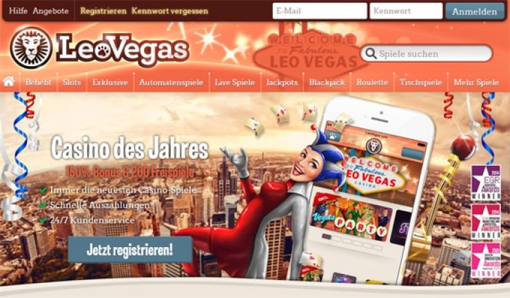 LeoVegas: Neues Online Casino bei GambleJoe