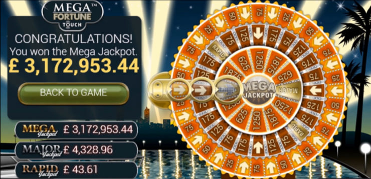 Mega Fortune Jackpot bei 3,1 Millionen Pfund im August 2019 geknackt