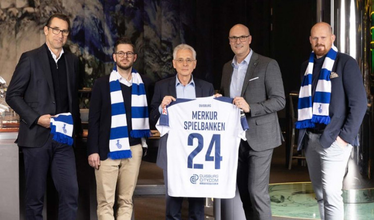 Merkur Spielbanken is the new sponsor of MSV Duisburg