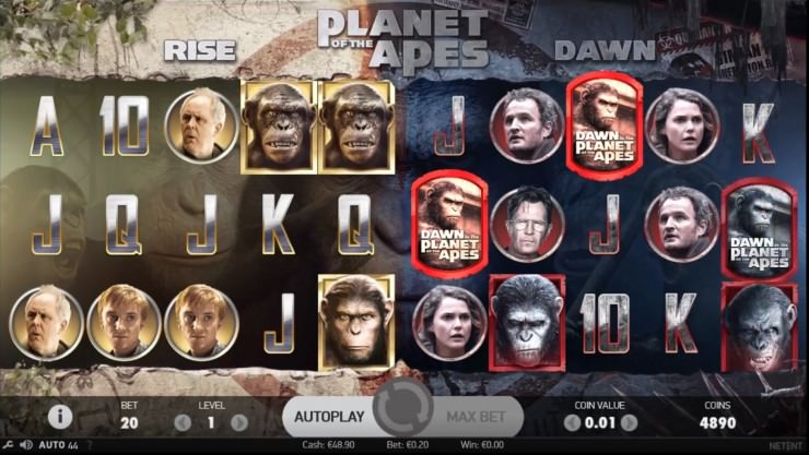 Neuer Planet of the Apes Slot von NetEnt jetzt online verfügbar