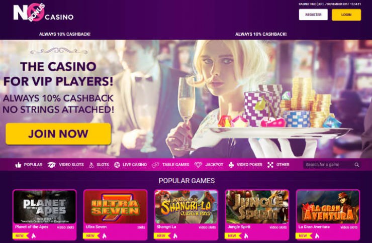 Ein Online Casino ohne Bonus? Das No Bonus Casino im Schnelltest