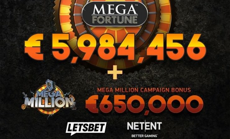 Mega Fortune Jackpot bei fast 6 Millionen Euro Ende Juli 2018 geknackt