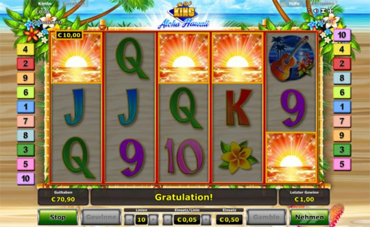 The Real King Aloha Hawaii: Elvis lebt im Novoline Online Casino